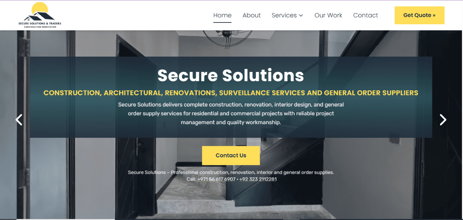 Secure Solutions — Construction & Design Platform